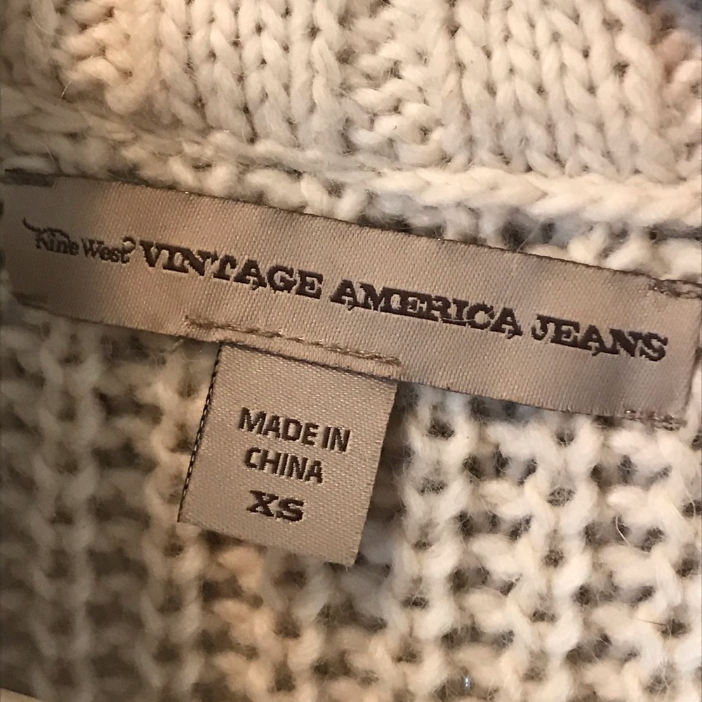 NINE WEST Vintage America Fur Vest - Picture 3 of 6